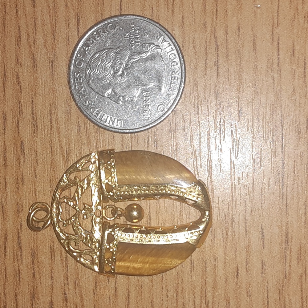 Tiger's Eye Necklace Charm - Picture 5 of 6